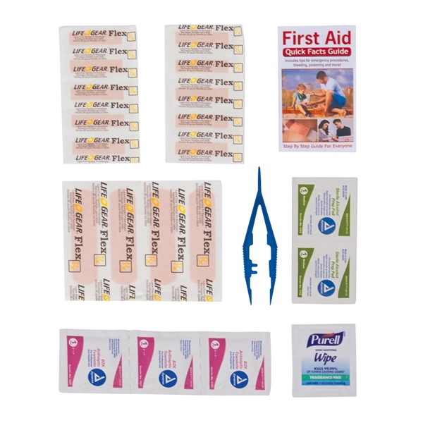 First Aid Kit in a Zippered Clear Nylon Bag - First Aid Kit in a Zippered Clear Nylon Bag - Image 3 of 3