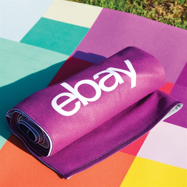 Sublimated Yoga Mat Towel - Sublimated Yoga Mat Towel - Image 1 of 2