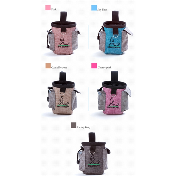 Pet Treat Pouch With Dispensers Dog Training Waist Bag - Pet Treat Pouch With Dispensers Dog Training Waist Bag - Image 6 of 6
