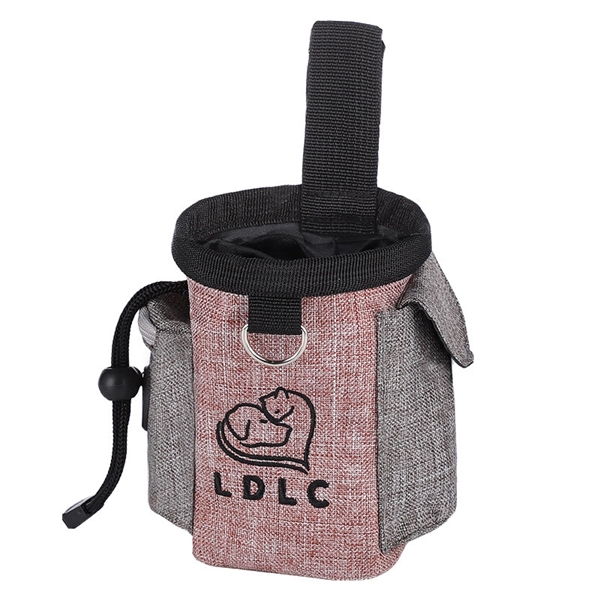 Pet Treat Pouch With Dispensers Dog Training Waist Bag - Pet Treat Pouch With Dispensers Dog Training Waist Bag - Image 5 of 6