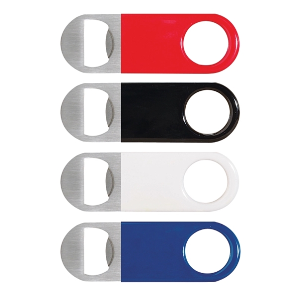 Short Paddle Vinyl Wrapped Bottle Opener - Short Paddle Vinyl Wrapped Bottle Opener - Image 1 of 5