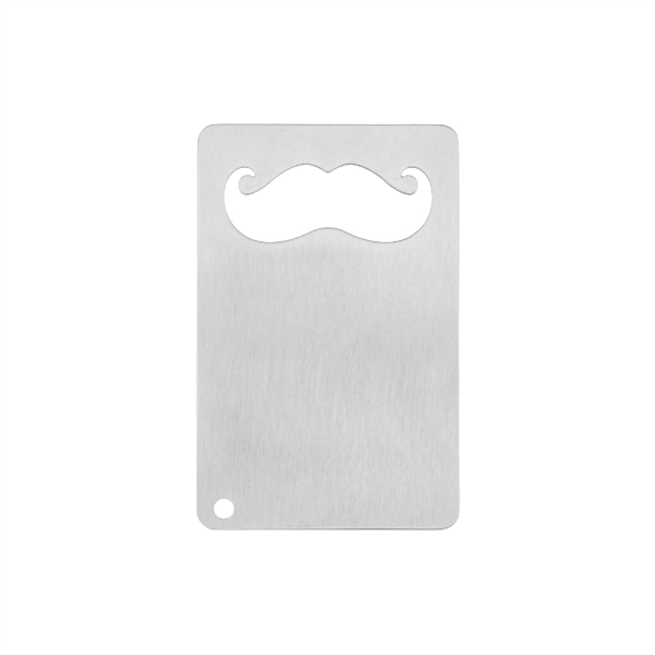 Mustache Credit Card Bottle Opener - Mustache Credit Card Bottle Opener - Image 1 of 1