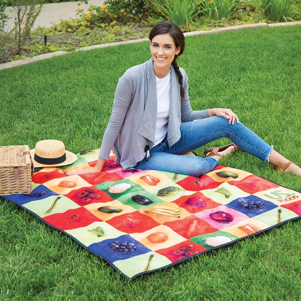 Water Repellent Microfiber Picnic Blanket - Water Repellent Microfiber Picnic Blanket - Image 0 of 4