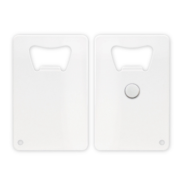 Custom Credit Card Bottle Opener w/ Magnet