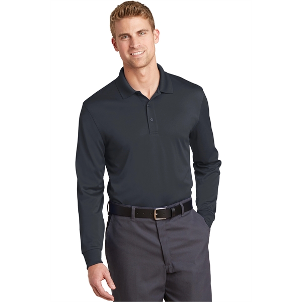 CornerStone Select Snag-Proof Long Sleeve Polo. - CornerStone Select Snag-Proof Long Sleeve Polo. - Image 6 of 20