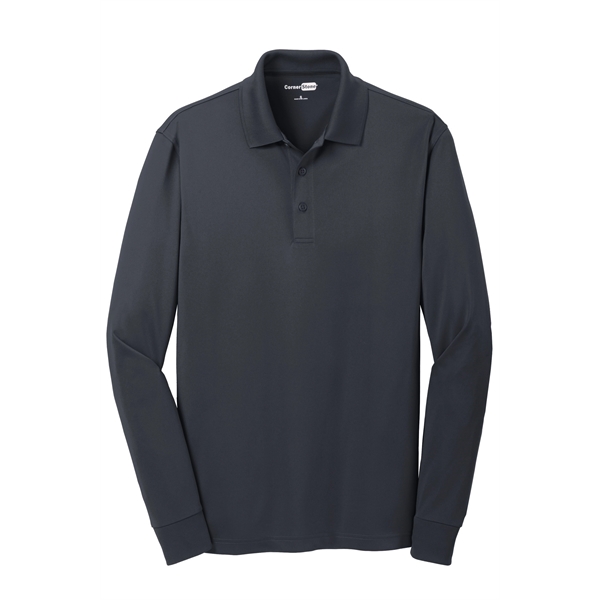 CornerStone Select Snag-Proof Long Sleeve Polo. - CornerStone Select Snag-Proof Long Sleeve Polo. - Image 9 of 20