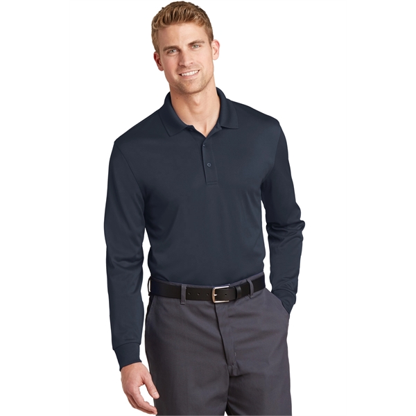 CornerStone Select Snag-Proof Long Sleeve Polo. - CornerStone Select Snag-Proof Long Sleeve Polo. - Image 11 of 20