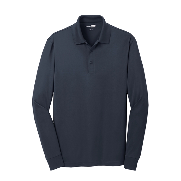 CornerStone Select Snag-Proof Long Sleeve Polo. - CornerStone Select Snag-Proof Long Sleeve Polo. - Image 14 of 20