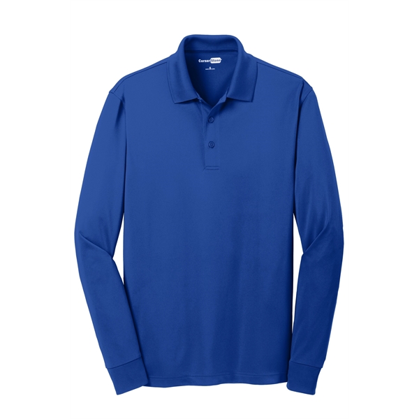 CornerStone Select Snag-Proof Long Sleeve Polo. - CornerStone Select Snag-Proof Long Sleeve Polo. - Image 19 of 20