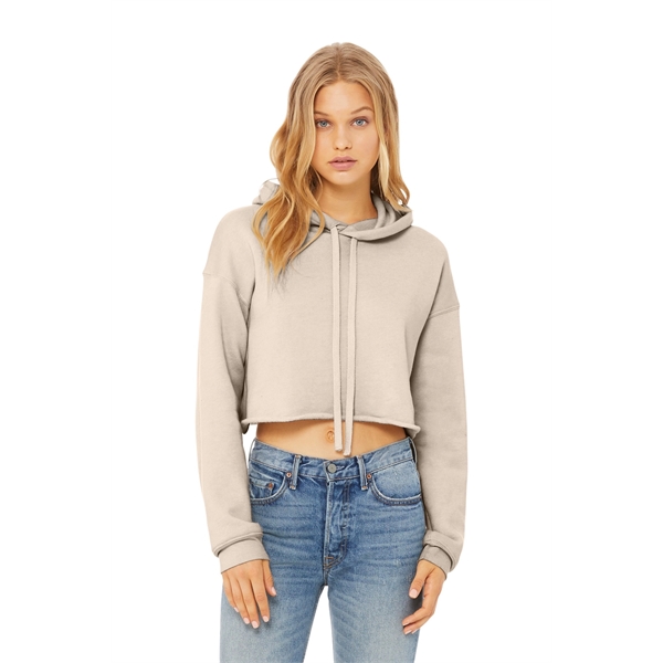 BELLA+CANVAS Women's Sponge Fleece Cropped Fleece Hoodie. - BELLA+CANVAS Women's Sponge Fleece Cropped Fleece Hoodie. - Image 21 of 30