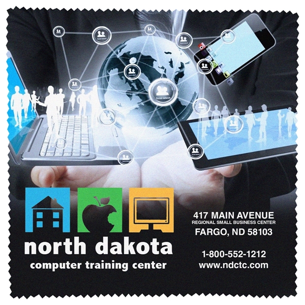 12" X 8" Full Color Import Air Ship Microfiber Cloth