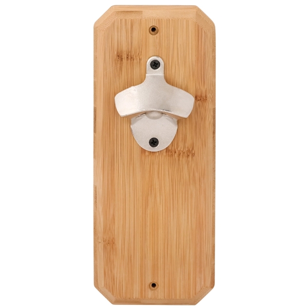 Emerson Bamboo Plaque Wall Mounted Bottle Opener - Emerson Bamboo Plaque Wall Mounted Bottle Opener - Image 1 of 1
