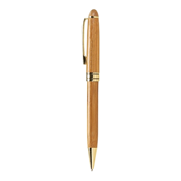 The Milano Blanc Bamboo Ballpoint Pen - The Milano Blanc Bamboo Ballpoint Pen - Image 1 of 1