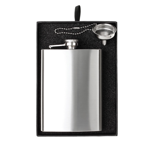 Oakhurst 8 oz. Flask and Funnel Gift Set - Oakhurst 8 oz. Flask and Funnel Gift Set - Image 2 of 2