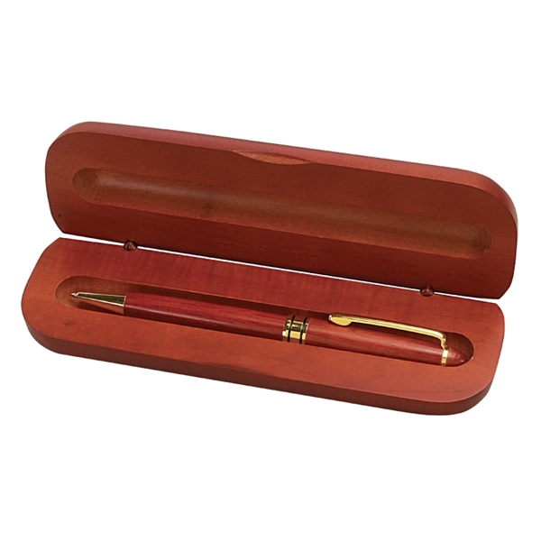 Rosewood Case With Pen Gift Set - Rosewood Case With Pen Gift Set - Image 2 of 2