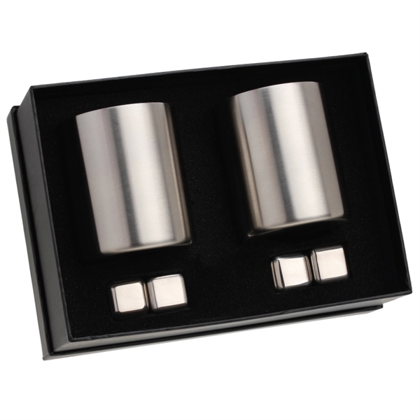 McGraw's Double Whiskey Cup & Cube Set - McGraw's Double Whiskey Cup & Cube Set - Image 1 of 1