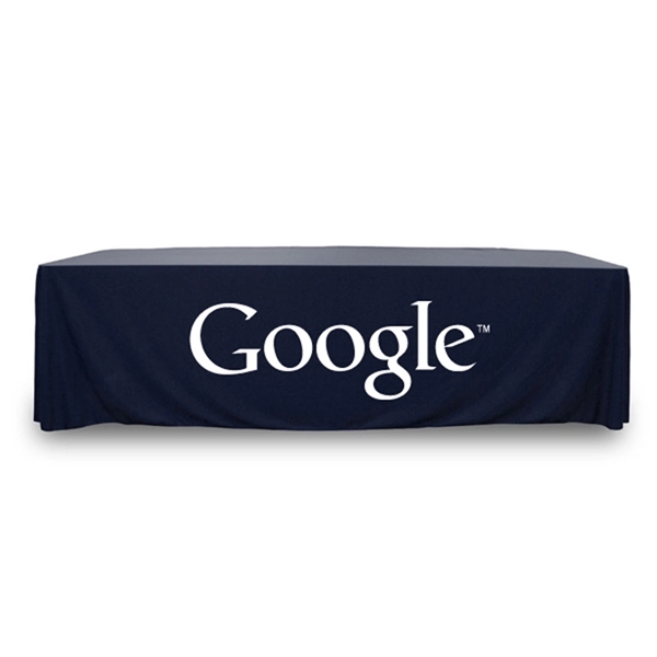 8 ft.Throw PolyPoplin™ Table Cover (One Color Logo) - 8 ft.Throw PolyPoplin™ Table Cover (One Color Logo) - Image 41 of 43