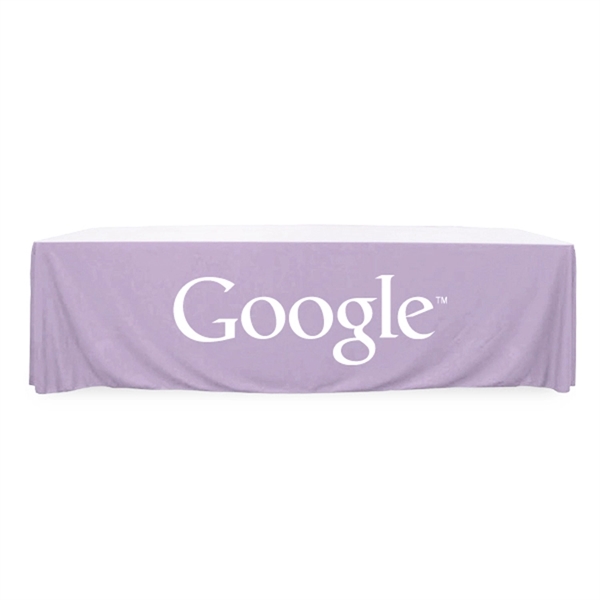 8 ft.Throw PolyPoplin™ Table Cover (One Color Logo) - 8 ft.Throw PolyPoplin™ Table Cover (One Color Logo) - Image 42 of 43
