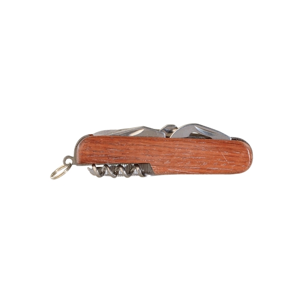 Rosewood Multi-Function Pocket Utility Knife/Tool - Rosewood Multi-Function Pocket Utility Knife/Tool - Image 2 of 2