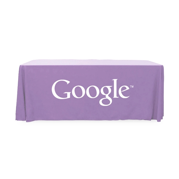 6 ft.Throw PolyPoplin™ Table Cover (One Color Logo) - 6 ft.Throw PolyPoplin™ Table Cover (One Color Logo) - Image 43 of 43