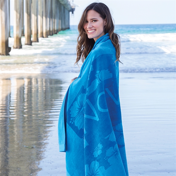 Presidential Plush Velour Beach Towel - Presidential Plush Velour Beach Towel - Image 2 of 3