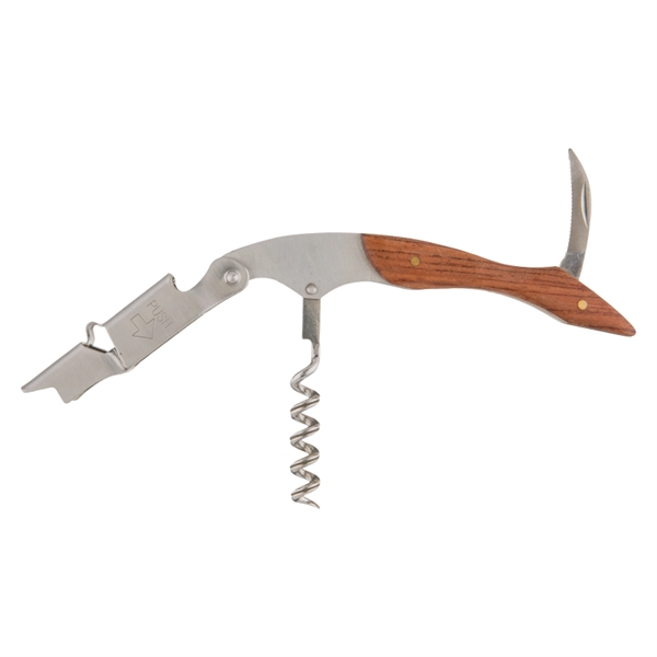 Custom Super Duty Waiter's Corkscrew Wine Bottle Opener