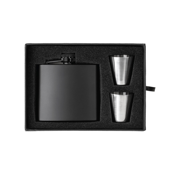 Custom The Duncan Flask and Shot Glass Gift Set