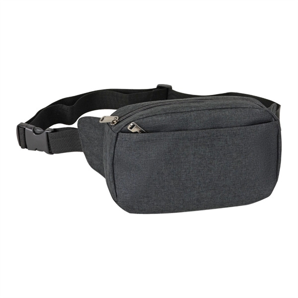 Heather 3-Zipper Fanny Waist Pack - Heather 3-Zipper Fanny Waist Pack - Image 1 of 3