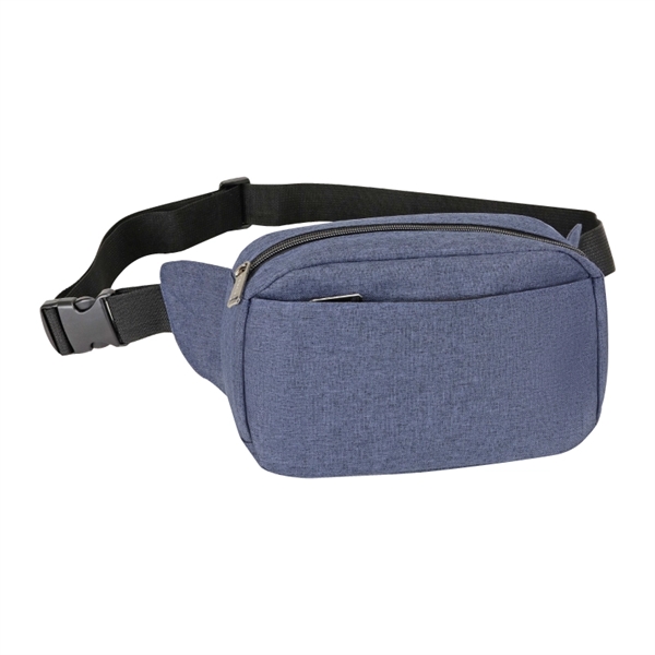 Heather 3-Zipper Fanny Waist Pack - Heather 3-Zipper Fanny Waist Pack - Image 3 of 3