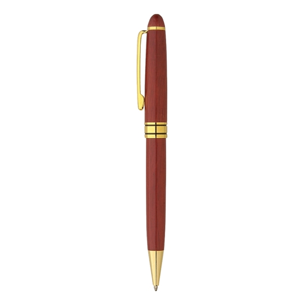 The Milano Blanc Rosewood Ballpoint Pen - The Milano Blanc Rosewood Ballpoint Pen - Image 1 of 1