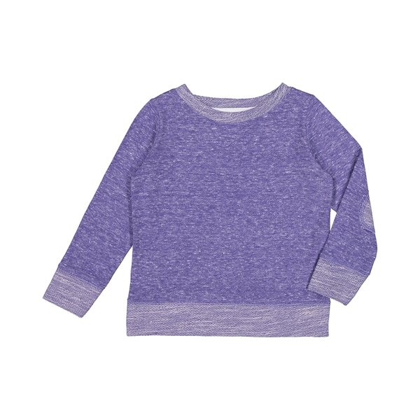 Rabbit Skins Toddler Harborside Melange French Terry Crew... - Rabbit Skins Toddler Harborside Melange French Terry Crew... - Image 4 of 27