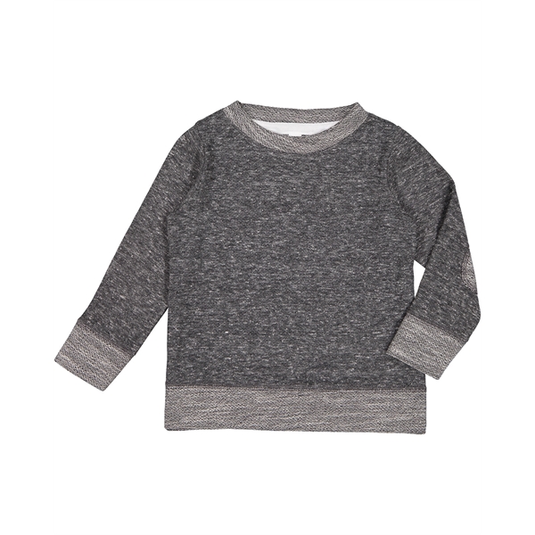 Rabbit Skins Toddler Harborside Melange French Terry Crew... - Rabbit Skins Toddler Harborside Melange French Terry Crew... - Image 6 of 27