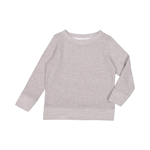 Rabbit Skins Toddler Harborside Melange French Terry Crew... - Rabbit Skins Toddler Harborside Melange French Terry Crew... - Image 10 of 27