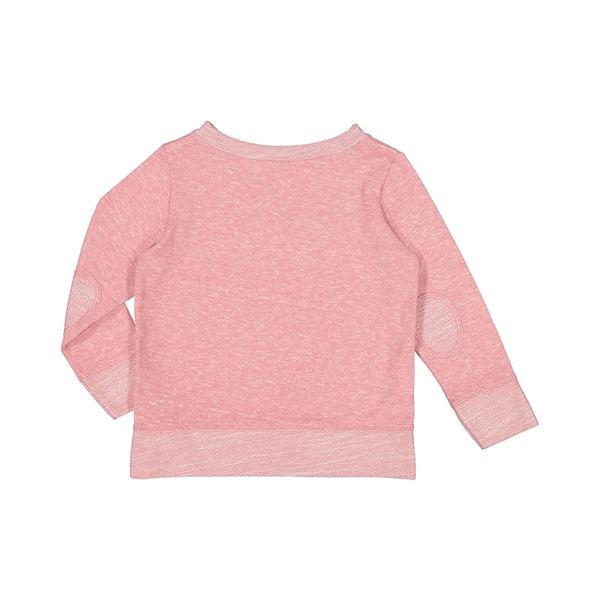 Rabbit Skins Toddler Harborside Melange French Terry Crew... - Rabbit Skins Toddler Harborside Melange French Terry Crew... - Image 13 of 27