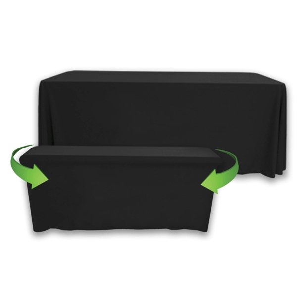 8' to 6' Convertible Throw PolyPoplin™ Table Cover (BLANK) - 8' to 6' Convertible Throw PolyPoplin™ Table Cover (BLANK) - Image 2 of 41