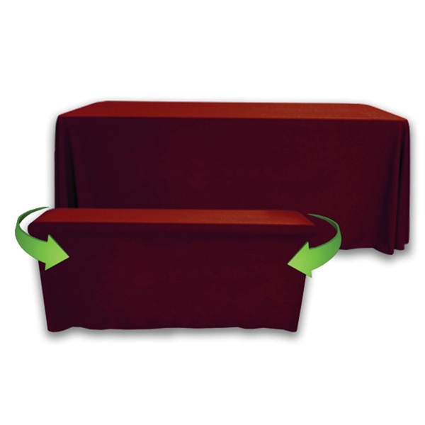 8' to 6' Convertible Throw PolyPoplin™ Table Cover (BLANK) - 8' to 6' Convertible Throw PolyPoplin™ Table Cover (BLANK) - Image 3 of 41
