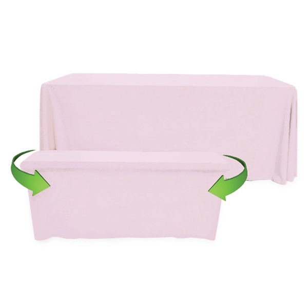 8' to 6' Convertible Throw PolyPoplin™ Table Cover (BLANK) - 8' to 6' Convertible Throw PolyPoplin™ Table Cover (BLANK) - Image 6 of 41