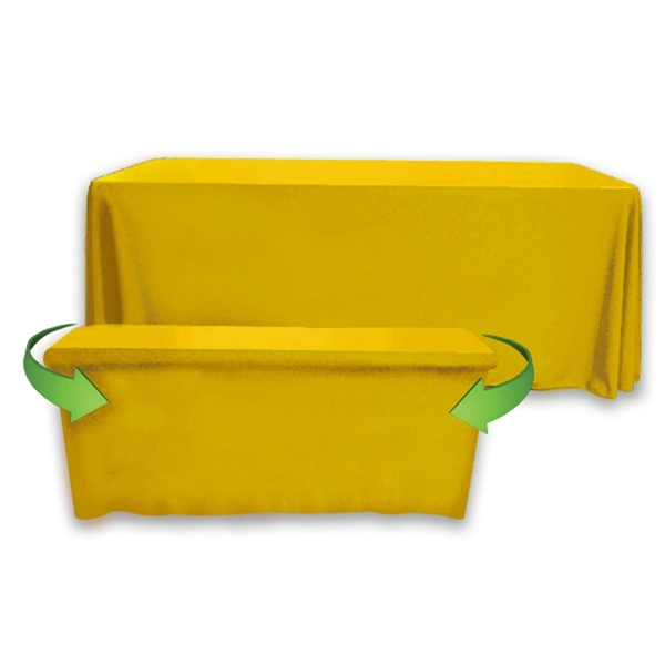 8' to 6' Convertible Throw PolyPoplin™ Table Cover (BLANK) - 8' to 6' Convertible Throw PolyPoplin™ Table Cover (BLANK) - Image 13 of 41