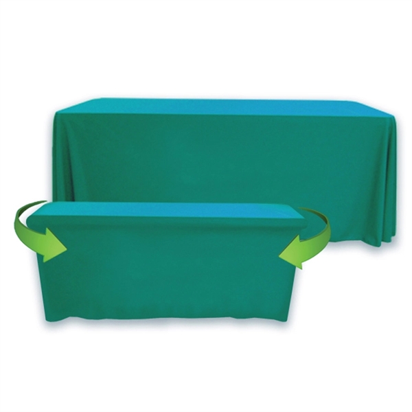 8' to 6' Convertible Throw PolyPoplin™ Table Cover (BLANK) - 8' to 6' Convertible Throw PolyPoplin™ Table Cover (BLANK) - Image 14 of 41