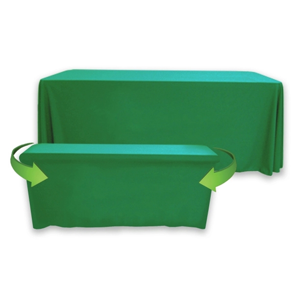 8' to 6' Convertible Throw PolyPoplin™ Table Cover (BLANK) - 8' to 6' Convertible Throw PolyPoplin™ Table Cover (BLANK) - Image 15 of 41