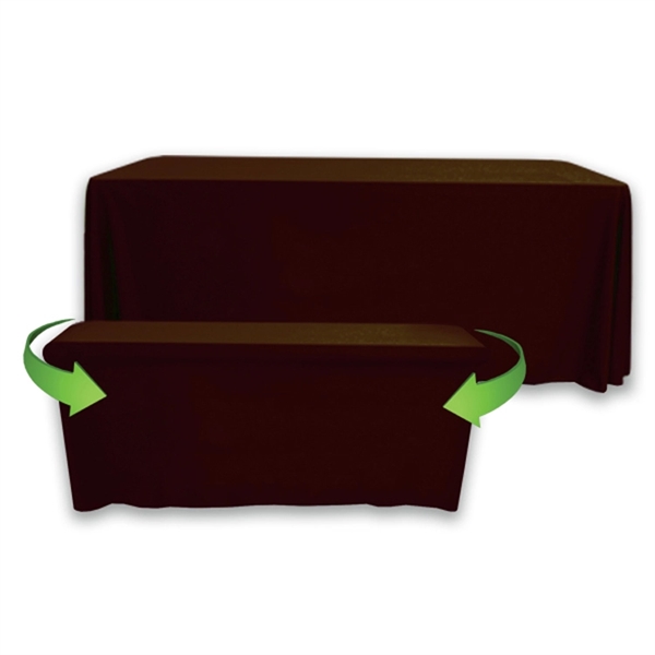 8' to 6' Convertible Throw PolyPoplin™ Table Cover (BLANK) - 8' to 6' Convertible Throw PolyPoplin™ Table Cover (BLANK) - Image 16 of 41