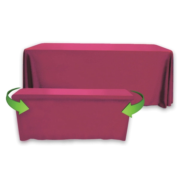 8' to 6' Convertible Throw PolyPoplin™ Table Cover (BLANK) - 8' to 6' Convertible Throw PolyPoplin™ Table Cover (BLANK) - Image 18 of 41