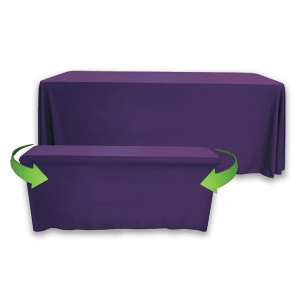 8' to 6' Convertible Throw PolyPoplin™ Table Cover (BLANK) - 8' to 6' Convertible Throw PolyPoplin™ Table Cover (BLANK) - Image 20 of 41