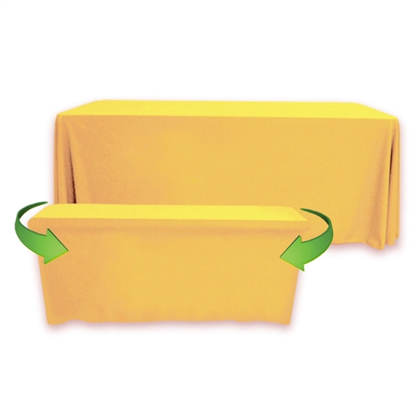 8' to 6' Convertible Throw PolyPoplin™ Table Cover (BLANK) - 8' to 6' Convertible Throw PolyPoplin™ Table Cover (BLANK) - Image 22 of 41