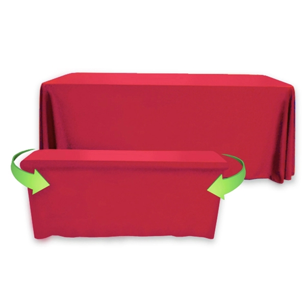 8' to 6' Convertible Throw PolyPoplin™ Table Cover (BLANK) - 8' to 6' Convertible Throw PolyPoplin™ Table Cover (BLANK) - Image 23 of 41