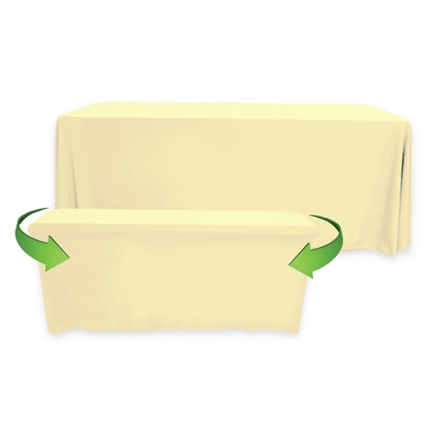 8' to 6' Convertible Throw PolyPoplin™ Table Cover (BLANK) - 8' to 6' Convertible Throw PolyPoplin™ Table Cover (BLANK) - Image 25 of 41