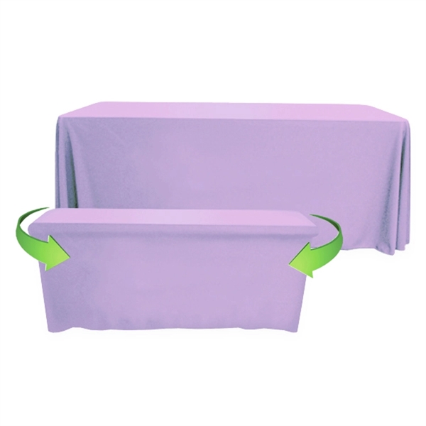 8' to 6' Convertible Throw PolyPoplin™ Table Cover (BLANK) - 8' to 6' Convertible Throw PolyPoplin™ Table Cover (BLANK) - Image 27 of 41