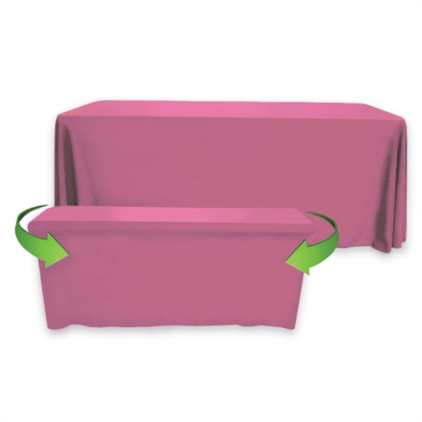 8' to 6' Convertible Throw PolyPoplin™ Table Cover (BLANK) - 8' to 6' Convertible Throw PolyPoplin™ Table Cover (BLANK) - Image 29 of 41