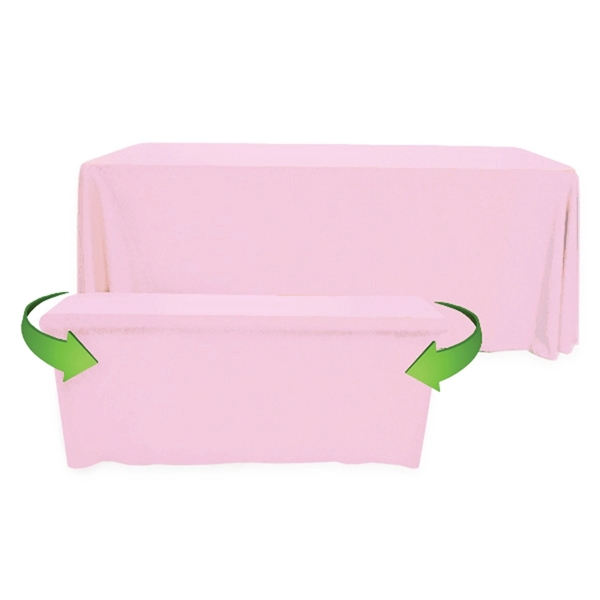 8' to 6' Convertible Throw PolyPoplin™ Table Cover (BLANK) - 8' to 6' Convertible Throw PolyPoplin™ Table Cover (BLANK) - Image 31 of 41