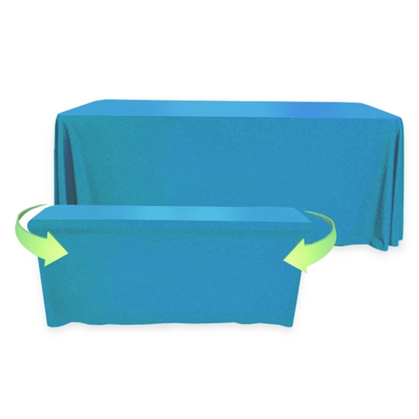 8' to 6' Convertible Throw PolyPoplin™ Table Cover (BLANK) - 8' to 6' Convertible Throw PolyPoplin™ Table Cover (BLANK) - Image 38 of 41
